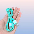 USB-C to Type-C Cable 5A Braided Green