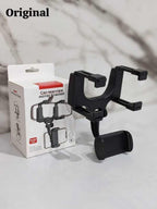 Car Phone Holder 360° Rotation Black ABS