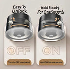 Vacuum Magnetic Phone Stand Black ABS