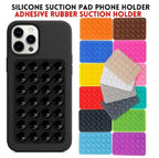 Double Sided Silicone Phone Holder Pack of 3 Black