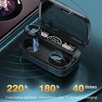 Premium Black Earbuds 9D Hifi Bluetooth 5.1