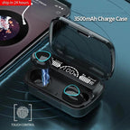 Premium Black Earbuds 9D Hifi Bluetooth 5.1