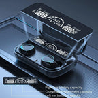 Premium Black Earbuds 9D Hifi Bluetooth 5.1
