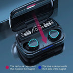 Premium Black Earbuds 9D Hifi Bluetooth 5.1