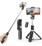 Bluetooth Selfie Stick with LED Light & Remote