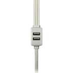 5-in-1 USB Charging Cable White Copper Core