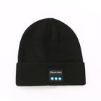 Bluetooth Music Hat V5.0 Waterproof Black