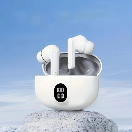 9D Hifi Wireless Earbuds with Noise Cancellation & 24Hr Case