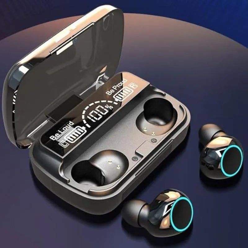 M10 Wireless Earbuds with Charging Case & Bluetooth 5.3