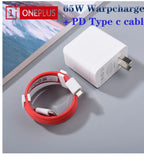 OnePlus Charger 65W 0Super Vooc Adapter + Cable PD Warp Charger for all One Plus Model type c