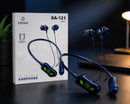 Uteam SA-121 Wireless Neckband Earphones – Bluetooth Magnetic Earbuds with 48 Hours Battery & Hi-Fi Sound