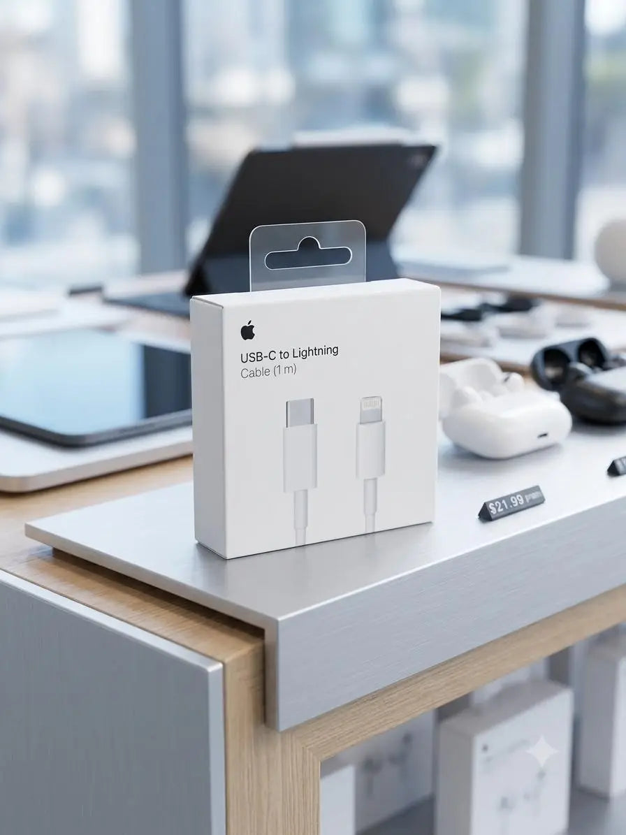 Original Apple USB-C to Lightning Cable (1m) – Fast Charging & Data Sync