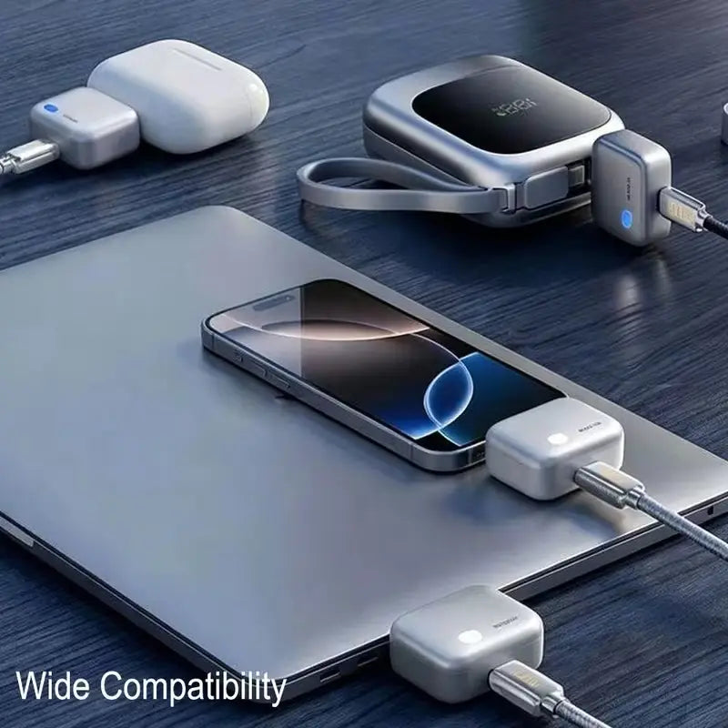 Smart Full Charge Self-Cut Type-C Adapter, Universal Auto Disconnect for Night Charging, Overcharge Prevention Separator