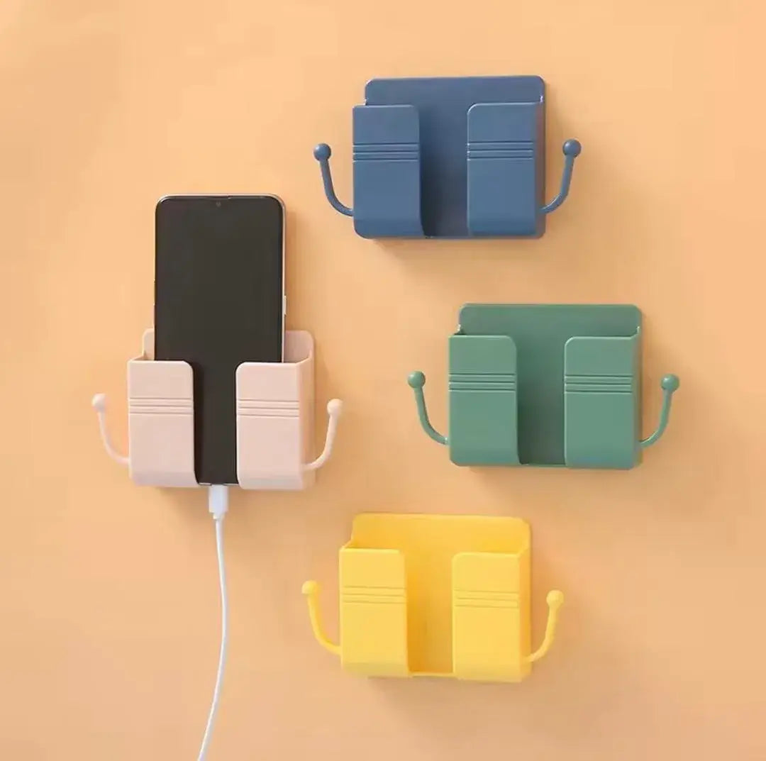 Wall Mobile Holder 7 Colors Plastic Small Space