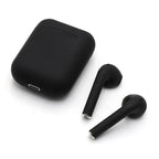 Black inpods Wireless Bluetooth Earbuds with Charging Case | Touch Control | Stereo Sound | Built-in Mic