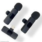 Latest K9 dual Wireless Vlogging Microphone Black Rechargeable