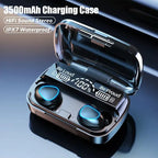 M10 Wireless Bluetooth Earbuds | LED Battery Display | TWS Gaming Earphones with Charging Case | Built-in Mic