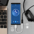 Premium Type-C to 3.5mm Audio Headphone Jack Adapter DAC Dongle for Smartphones Laptops