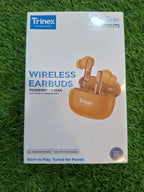 Trinex PowerPods Max Wireless Earbuds With Bluetooth 5.3, AI Real-Time Translation, 38ms Low Latency Game Mode, 13mm Titanium Drivers, ENC Call Clarity And Up To 35H Playtime. Perfect For Gaming, Music, Calls And Everyday Use.