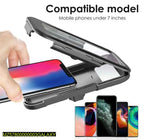 360 Degree Rotating Phone Holder Black TPU Motorcycle Stand