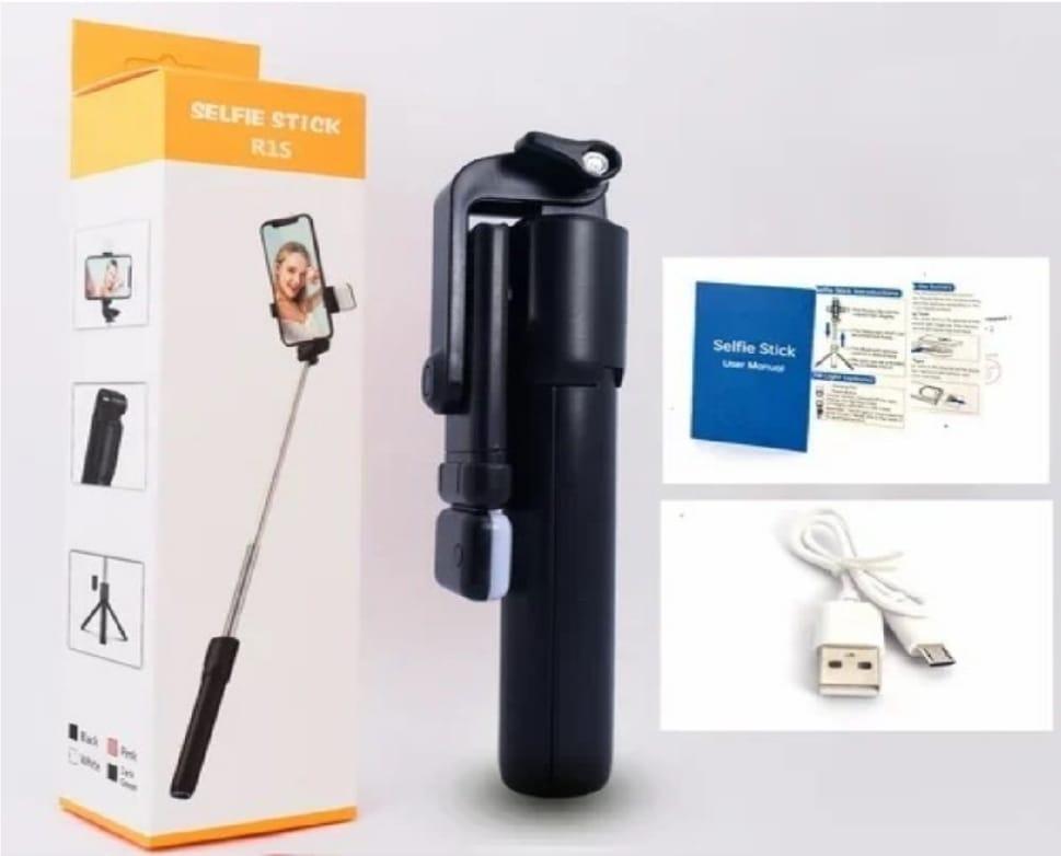 Selfie Stick 360° Rotating Black ABS Plastic