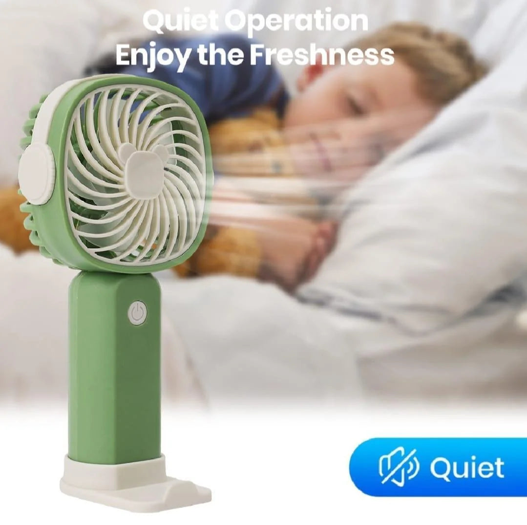 Multicolor Portable Mobile Phone Holder Fan - 1 Pcs