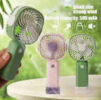 Multicolor Portable Mobile Phone Holder Fan - 1 Pcs