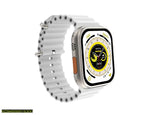 T800 Ultra Smart Watch Silver Fast Charging IP65 Waterproof