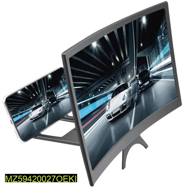 12-Inch Video Amplifying Screen Black ABS Acrylic