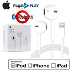 White iPhone Handsfree with Mic & Bluetooth