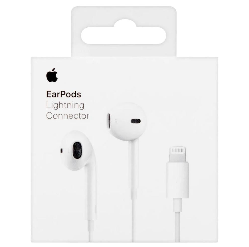 White iPhone Handsfree with Mic & Bluetooth