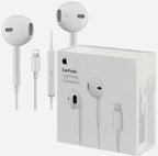 White iPhone Handsfree with Mic & Bluetooth