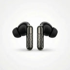 TWS Wireless Earbuds Yellow Black Battery Charging