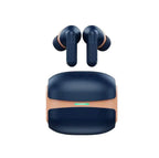 TWS Wireless Earbuds Yellow Black Battery Charging