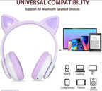 Cat-Ear Bluetooth Headphones for All Devices