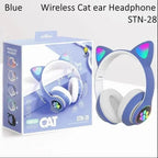 Cat-Ear Bluetooth Headphones for All Devices