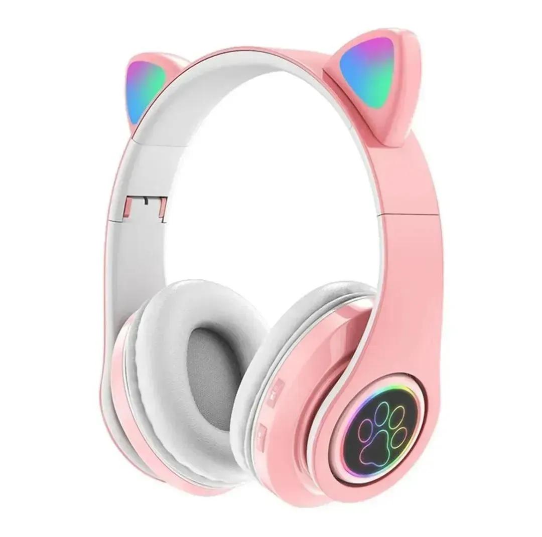 Cat-Ear Bluetooth Headphones for All Devices