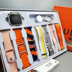 Smart Watch with 7 Belts & Water Resistant Design