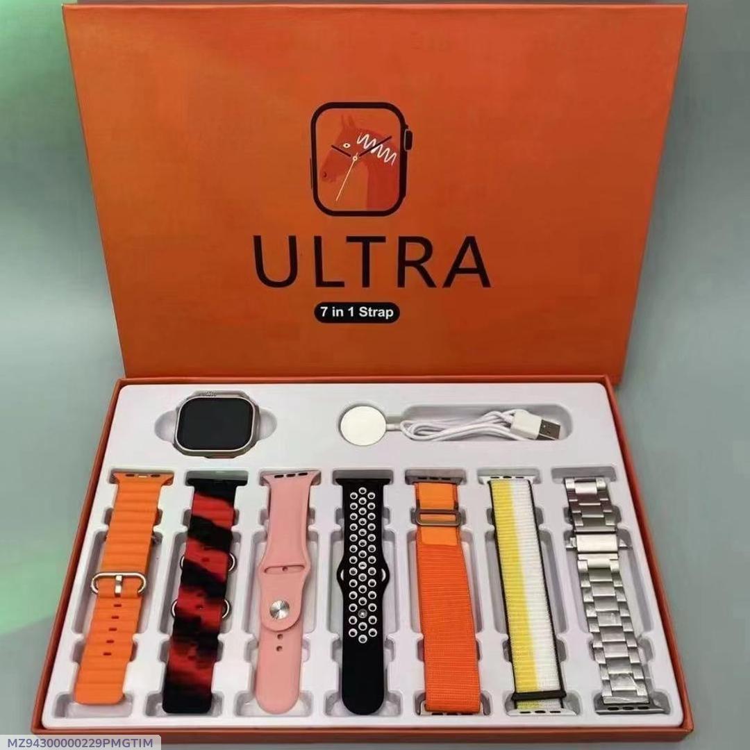 Smartwatch Set 7-in-1 Silicone Multicolor Bluetooth 4.1
