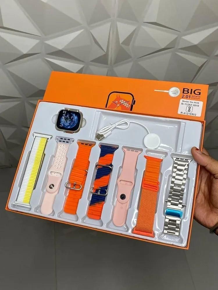 Smartwatch Set 7-in-1 Silicone Multicolor Bluetooth 4.1