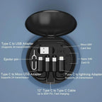 Premium 60W PD Charging Kit Black ABS
