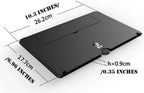 Video Amplifying Screen Black ABS Plastic for Tablets