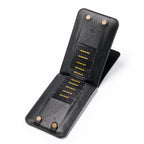 Black Leather Waist Bag for iPhone 12/11 Pro Max